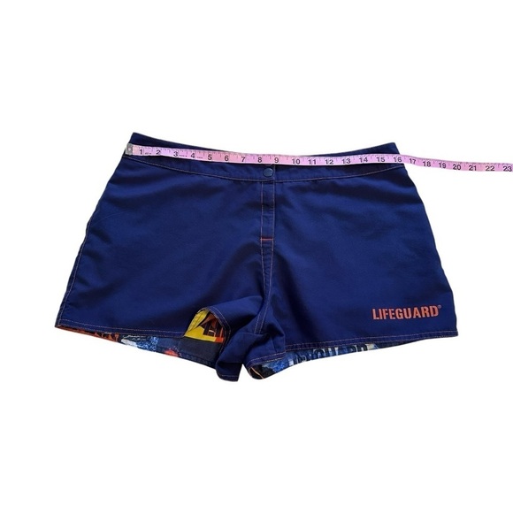 Speedo | Life Guard Graphic Reversible Swim / Board Shorts - Size 8 - Picture 8 of 9